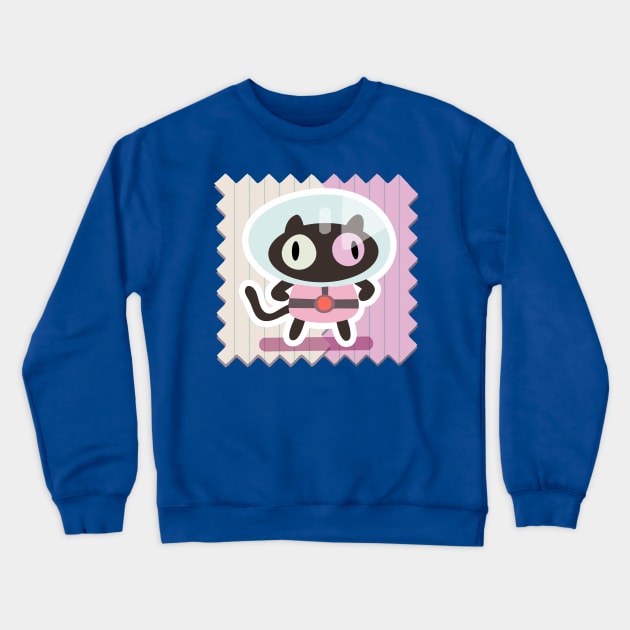 Cookie cat Crewneck Sweatshirt by Bertoni_Lee